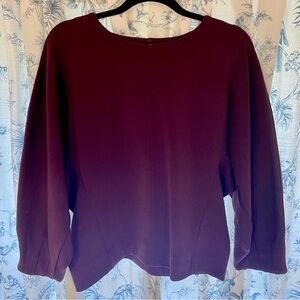 Ann Taylor Burgundy Women's Top
